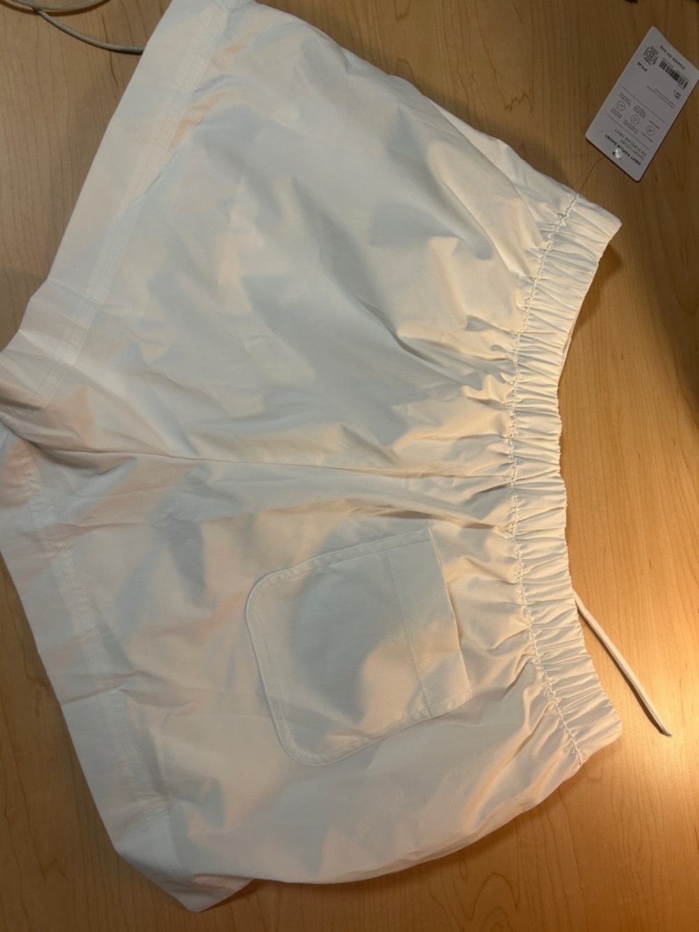 Athleta BLACK Poplin Drawstring Shorts - Picture 6 of 6